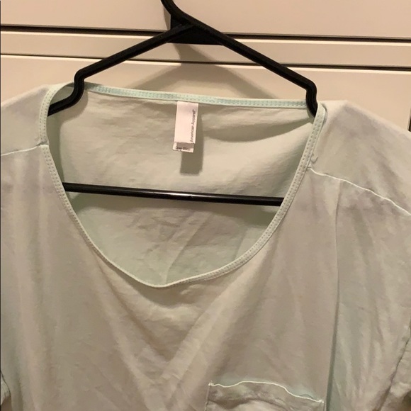 Turquoise American Apparel crop top - Picture 3 of 3